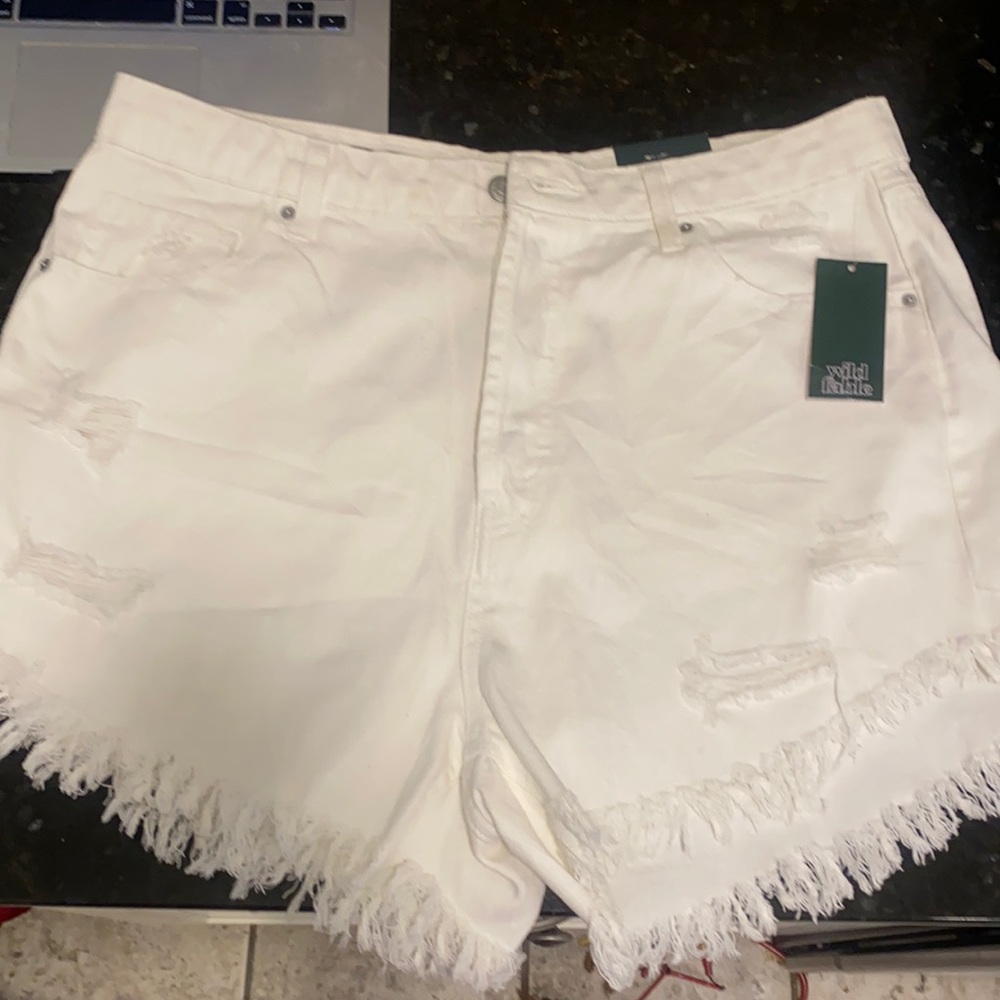 High waist Jean shorts